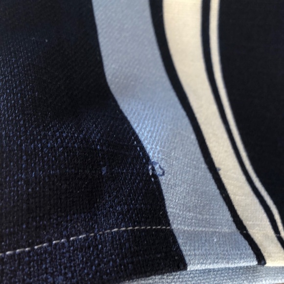 J.O.A. Blue and White Striped Dress - Picture 6 of 7